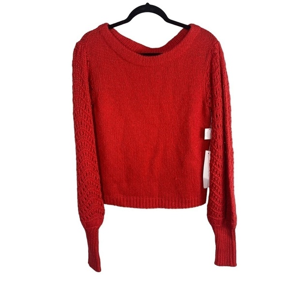 Merlette Somerset Puff Sleeve Sweater Size Small - Picture 2 of 15